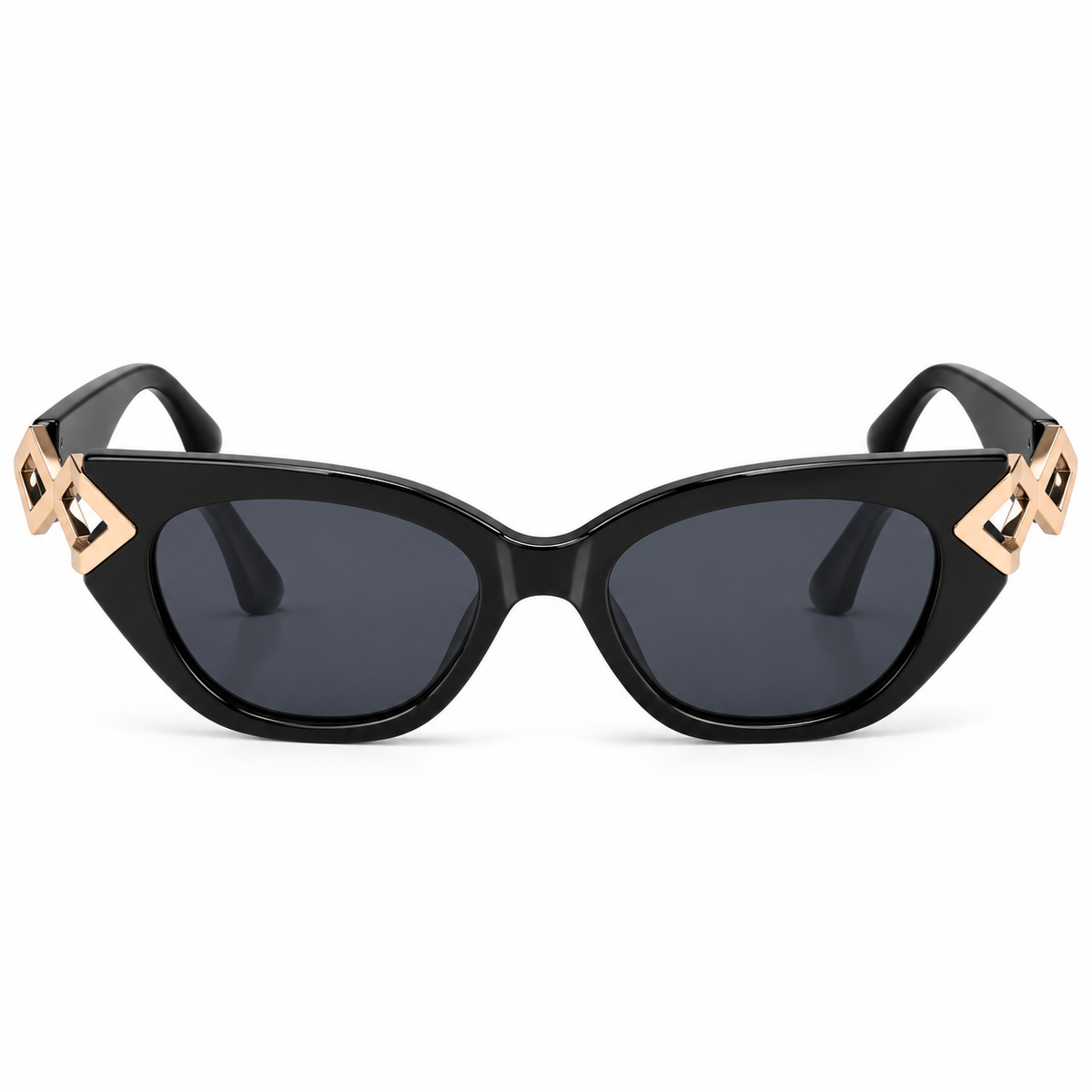 Geo Link Cat-Eye Sunglasses